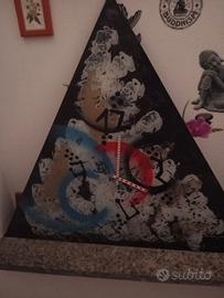 orologio da parete in vetro