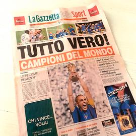 gazzetta dello sport Campioni  del mondo 2006