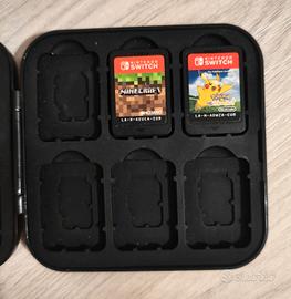Giochi Nintendo switch + porta schede da 12 posti 