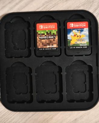 Giochi Nintendo switch + porta schede da 12 posti 