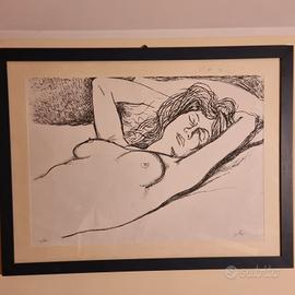 Renato guttuso litografica 