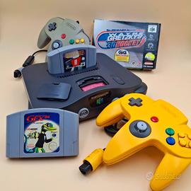 Nintendo 64 Console Black PAL + 2 Controller