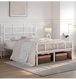 letto matrimoniale con  materasso