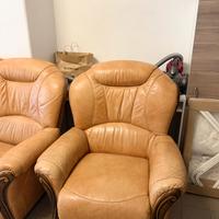 Divano in vera pelle
