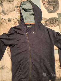 Felpa blu Sarabanda con cappuccio 