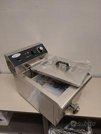 Friggitrice elettrica 10 lt vasca unica NUOVA
