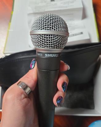 Microfono shure sm58 con cavo