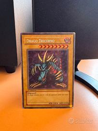 Carta Drago tricorno 1a edizione LDD 1000 yu gi oh