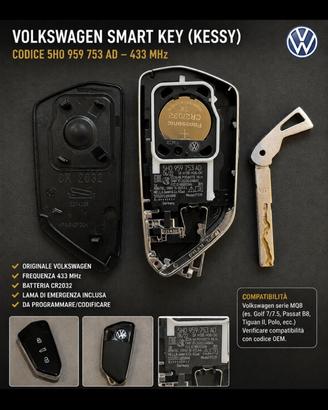 Chiave Volkswagen