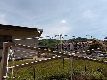 Gazebo regolabile in acciaio 