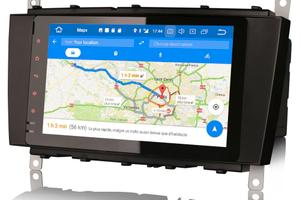 Autoradio navigatore mercedes classe c android ios