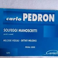 "SOLFEGGI E MANOSCRITTI" Pedroni