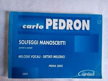 "SOLFEGGI E MANOSCRITTI" Pedroni