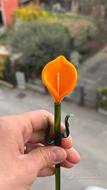 Fiore in vetro di murano