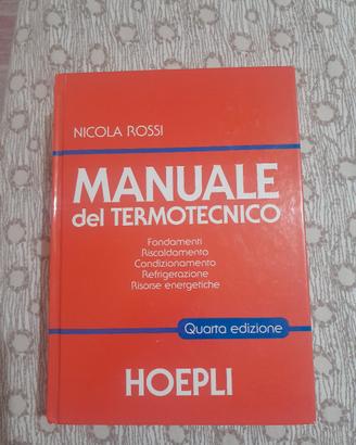 Manuale del termotecnico 4° edizione