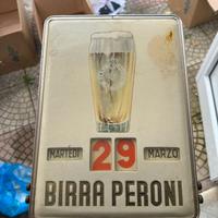Calendario perpetuo PERONI anni 50