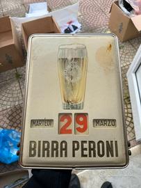 Calendario perpetuo PERONI anni 50