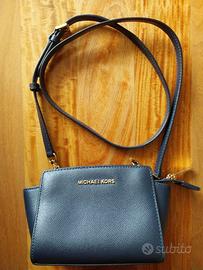 Borsa blu cm 17x11 Michael Kors