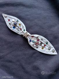  Braccialetto in pelle Bianca. 