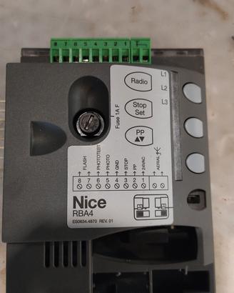 scheda Nice RBA4