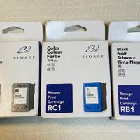 Kit 3 cartucce Rimage RB1 nere + RC1 colore