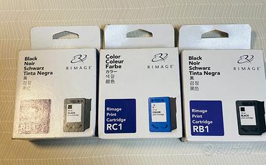 Kit 3 cartucce Rimage RB1 nere + RC1 colore