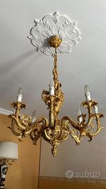 LAMPADARIO 6+6 FIAMME  F.B.A.I