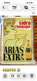 Arias Extra Poster Pubblicitario "Sidra Champagne"