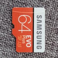 Scheda micro SD samsung evo plus 64gb