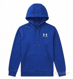 felpa Under Armour blu con cappuccio taglia M