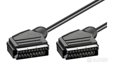 Cavo scart 5mt M/M TV DVD Decoder Audio Video