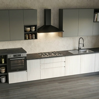 CUCINA LINEARE con frigo Total No Frost da 75 cm