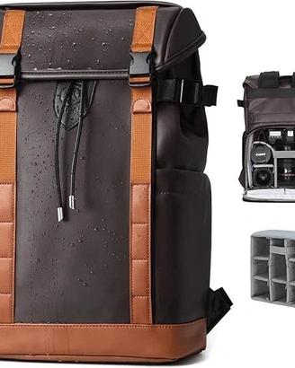 Zaino per fotocamera scomparto per laptop da 14