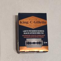 King C Gillette 10 lamette per rasoio di sicurezza