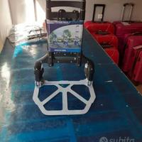 CARRELLO PORTA PACCHI IN ALLUMINIO 