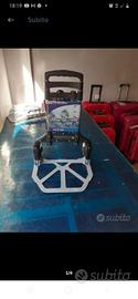 CARRELLO PORTA PACCHI IN ALLUMINIO 