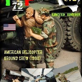 Soldatini American helicopter ground crew  1/72