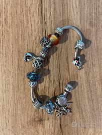 Bracciale Pandora + 14 charms