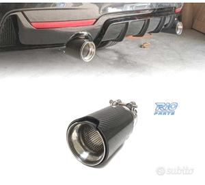 TERMINALE SCARICO POSTERIORE BMW LOOK M CARBONIO