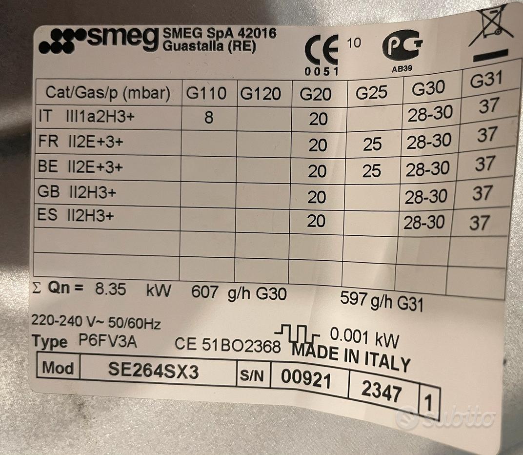 Griglia piano cottura smeg - Offerte usato e ricondizionato 