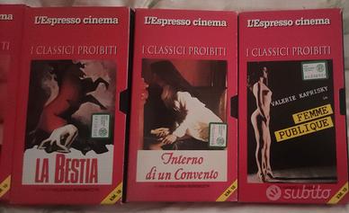 Videocassette VHS I Classici Proibiti
