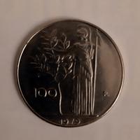 Moneta L.100 Repubblica Italiana Minerva