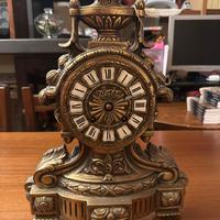 Orologio da tavolo stile barocco, 40 cm, bronzo