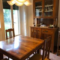 Credenza con tavolo  e 4 sedie anni 1920/30