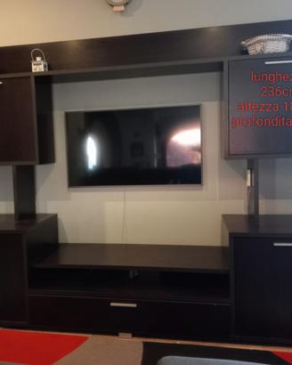 Monile soggiorno marrone scuro
