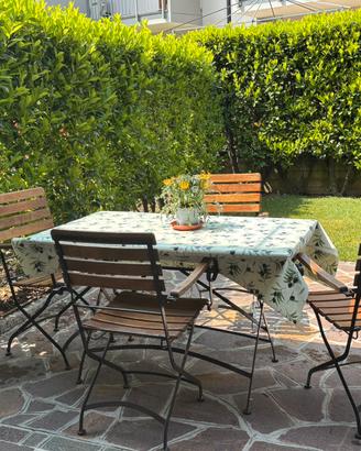Tavolo da giardino + sedie