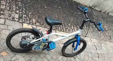 bicicletta btwin 16 pollici