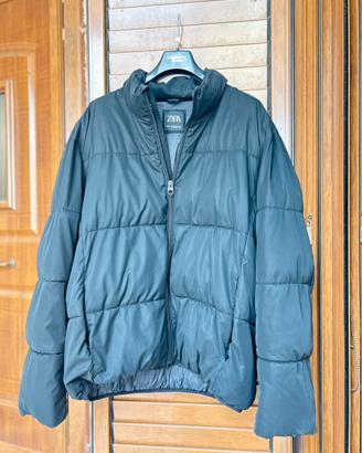 Giubbino piumino bomber Zara nero XXL