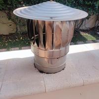 comignolo/terminale girevole con copertura 