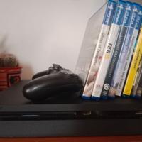 Play station 4 slim 1 tera + giochi